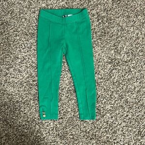 Green Janie and Jack leggings